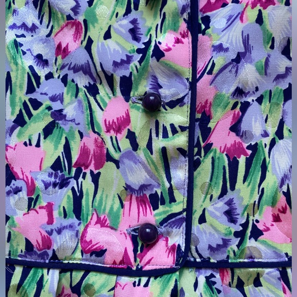 GUC Maggy London by Jeannene Booher Vintage 100% silk Dress | Size 8 - Picture 5 of 6